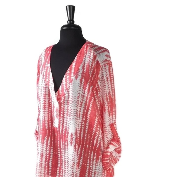 Grand & Greene Womens Size 3X Top Blouse Orange - Picture 2 of 8